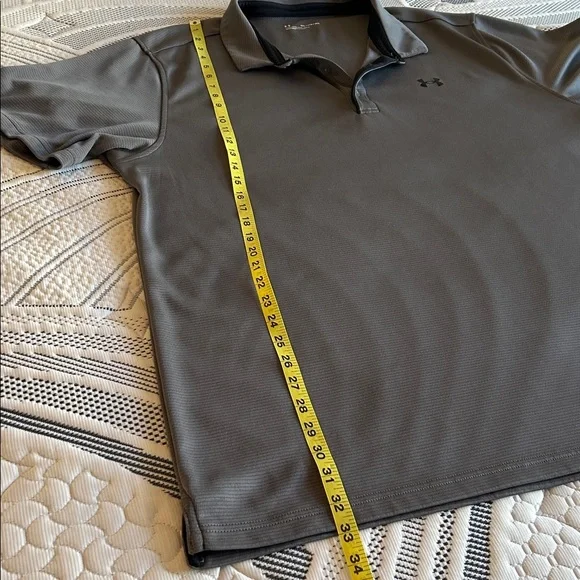 Under Armour Dark Gray Polo Shirt 4XL - Picture 8 of 9